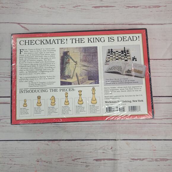 The Kids' Book of Chess and Chess Set - Paperback By Kidder, Harvey - Picture 3 of 4